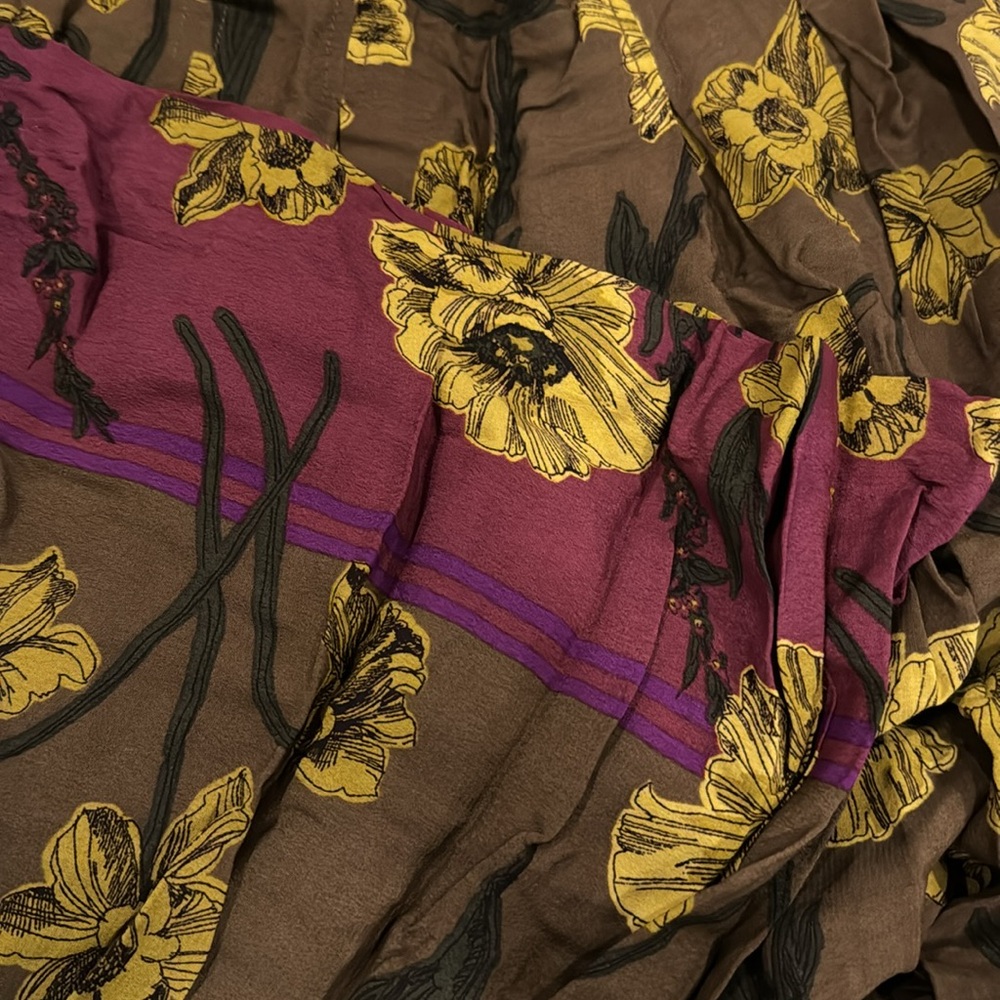 Anthropologie Maeve Terrace Floral Pants - Picture 9 of 14